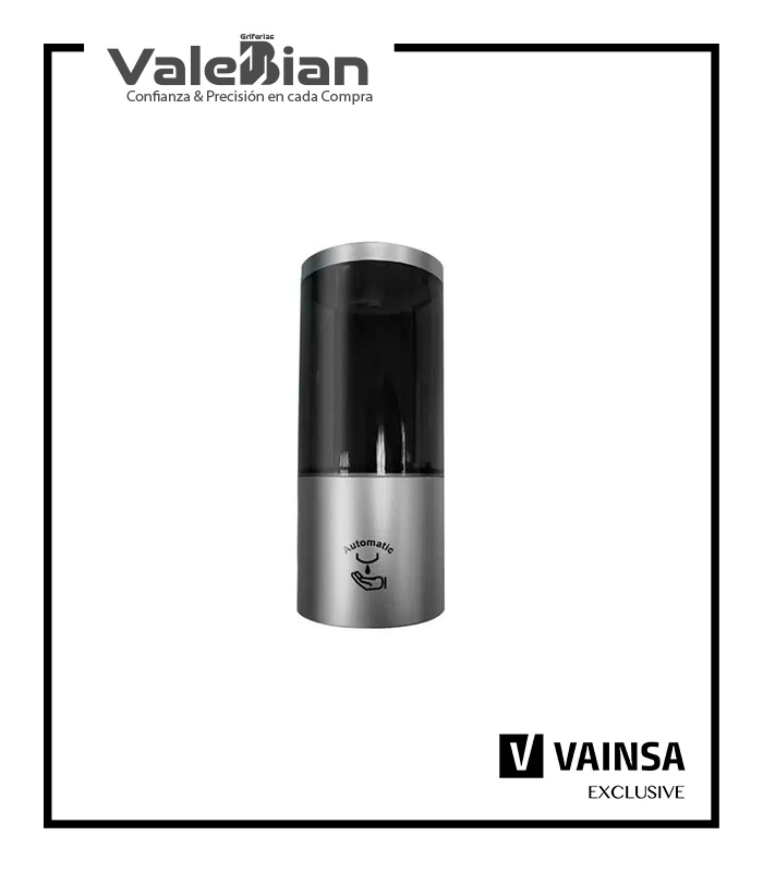 DISPENSADOR DE JAON LIQUIDO CON SENSOR ELECTRONICO A BATERIA A LA PARED VAINSA