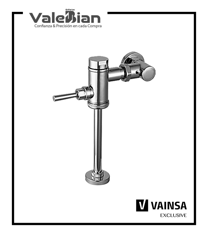 FLUXOMETRO MECANICO CON MANIJA PARA URINARIO DE 1 LITRO VAINSA