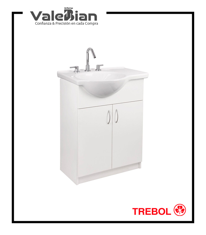 LAVATORIO CON MUEBLE GEMA PLUS TREBOL