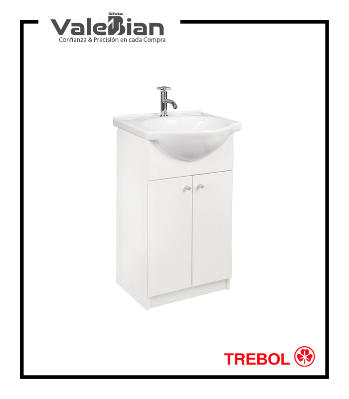 LAVATORIO CON MUEBLE GEMA TREBOL