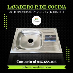 Lavadero Premium de Cocina Acero Inoxidable